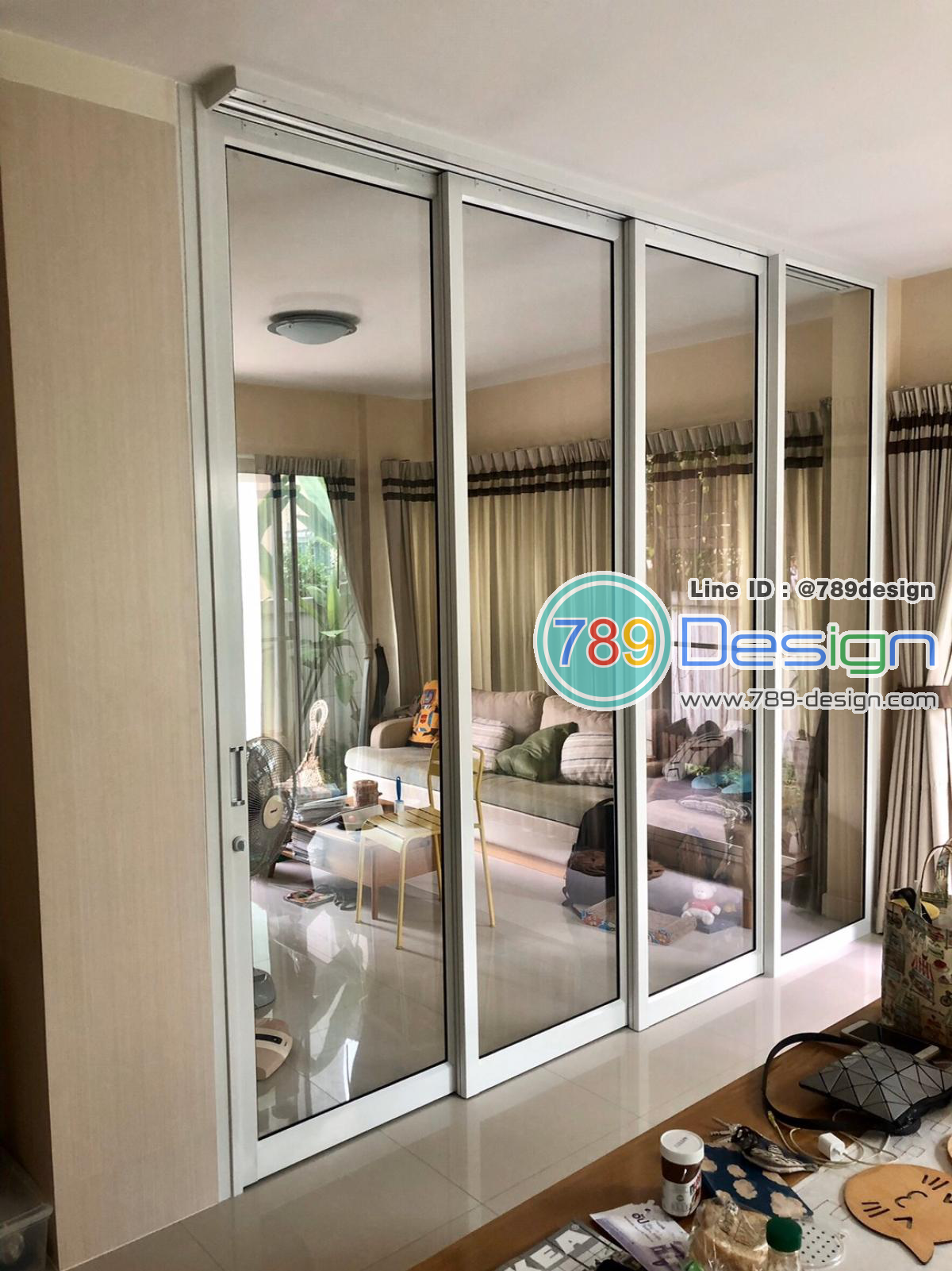 บานเลื่อนแขวนซ้อน4บาน บานเลื่อนแขวนซ้อน4บาน