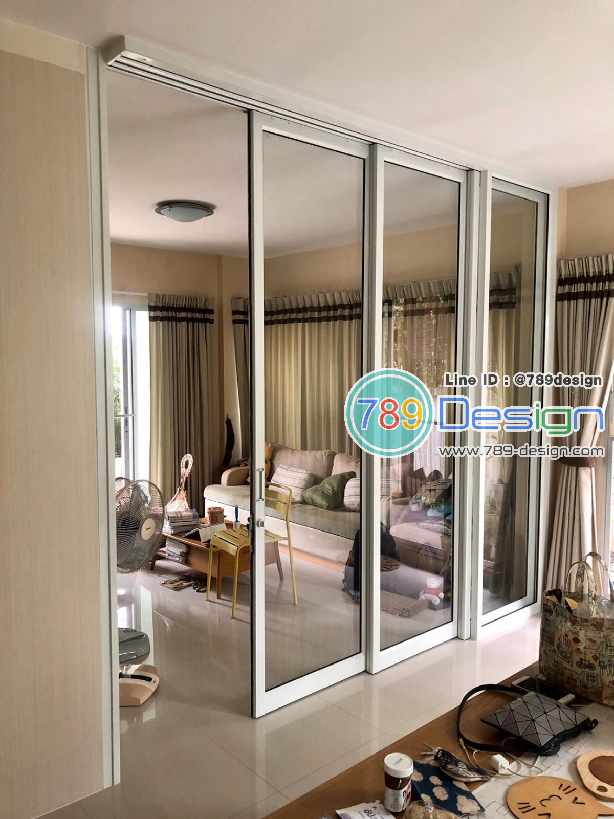 บานเลื่อนแขวนซ้อน4บาน บานเลื่อนแขวนซ้อน4บาน