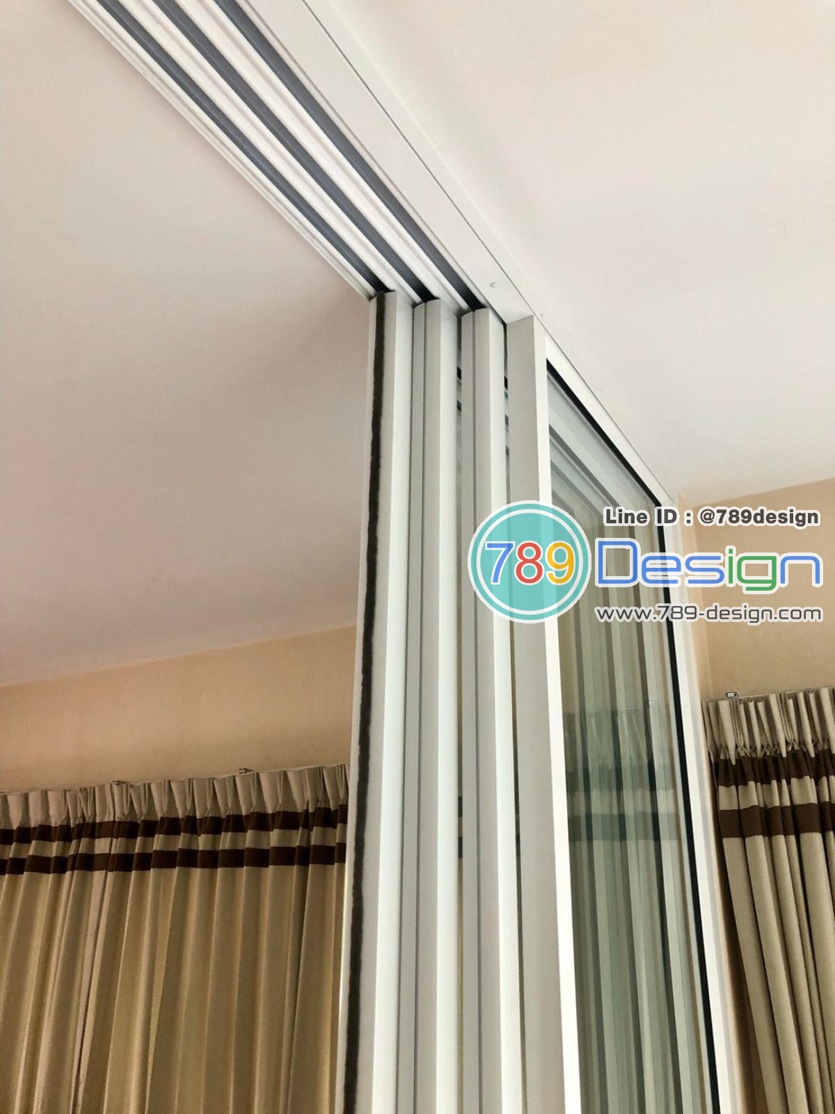 บานเลื่อนแขวนซ้อน4บาน บานเลื่อนแขวนซ้อน4บาน